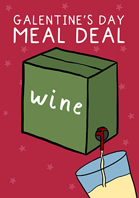Galentine's Day Meal Deal Card
