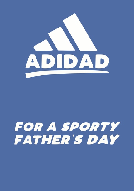 Sporty Father's Day Spoof Card