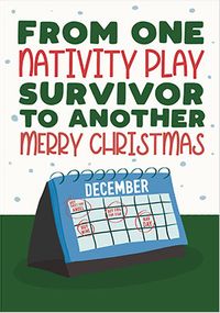 Tap to view Nativity Survivor Christmas Card