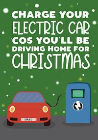 Tap to view Electric Car Christmas Card