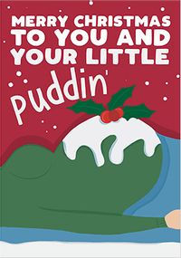 You and Your Little Puddin' Christmas Card