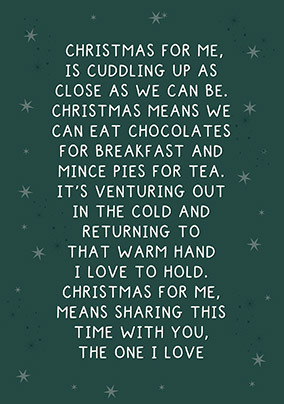 Sharing Time Christmas Card