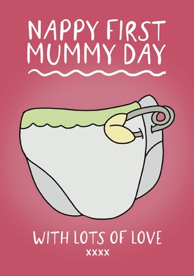 Nappy First Mummy Day Mother's Day Card