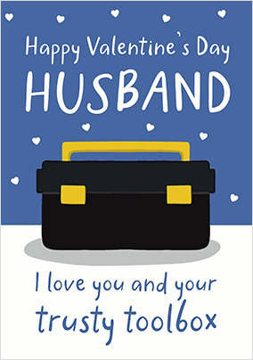 Trusty Toolbox Valentine's Day Card