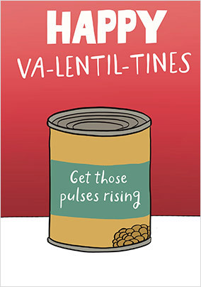 Va-lentil-tines Valentine's Day Card