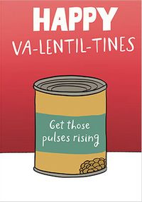 Tap to view Va-lentil-tines Valentine's Day Card