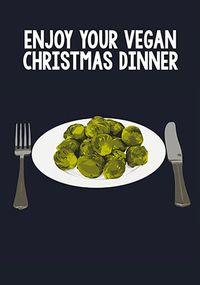 Tap to view Vegan Christmas Dinner Christmas Card