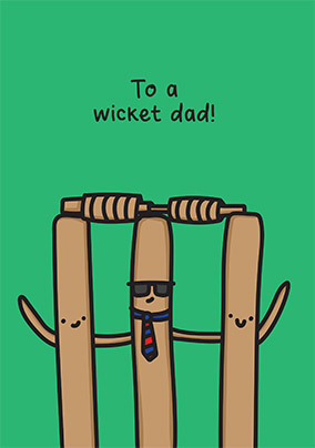Wicket Dad Father's Day Card