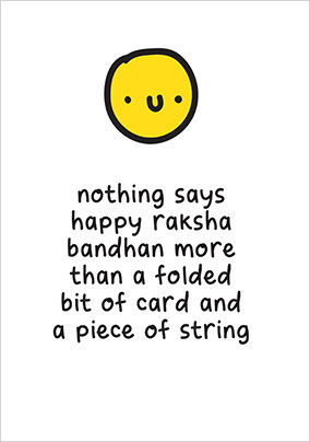 Folded Card Rakhi Card