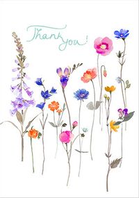 Tap to view Thank You Traditional Flowers Card
