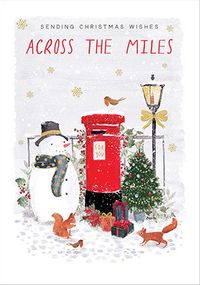 Across the Miles Scenic Christmas Card