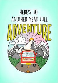 Another Year Adventure Anniversary Card