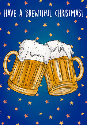 Brewtiful Christmas Card
