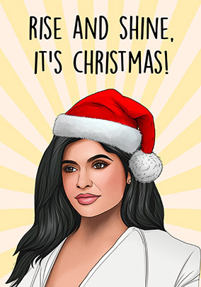 Rise and Shine Christmas Spoof Card