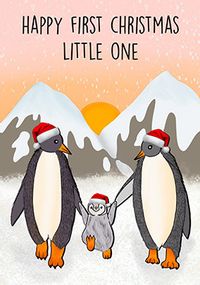 First Christmas little One Card