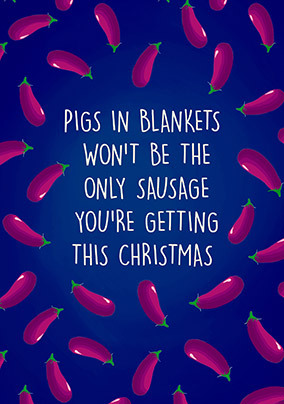 The Only Sausage Christmas Card