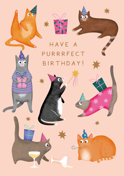 Have a Purrrfect Birthday Card