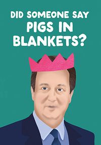 Pigs in Blankets Birthday Card