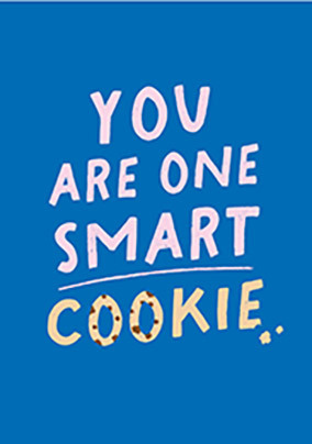 One Smart Cookie Congratulations Card