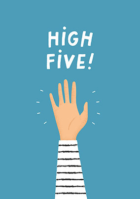 High Five New Job Card