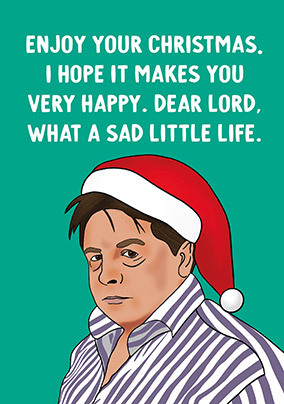 Sad Little Life Christmas Card