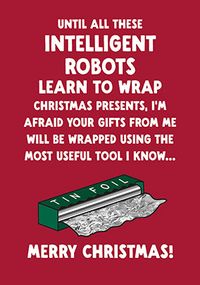 Tap to view Wrapping Christmas Foil Card