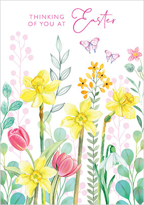 Thinking Of You Easter Card