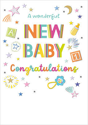 A wonderful New Baby Card