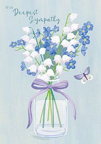 Tap to view Lily of the Valley Sympathy Card