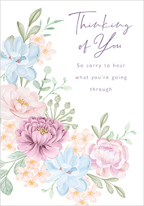 What You're Going Through Thinking of You Card