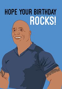 Hope Your Birthday Rocks Card