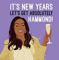 Get Absolutely Hammond Spoof New Year Card
