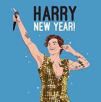Harry New Year Spoof Card