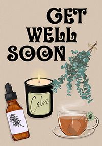 Tap to view Candle Get Well Card