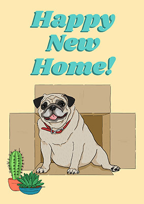 Happy New Home Dog Card