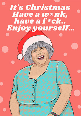 Have a W*nk Christmas Card