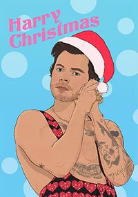 Harry Christmas Spoof Card