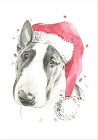 Tap to view Bull Terrier Christmas Card