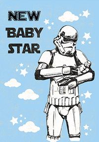 New Star Baby Blue Card