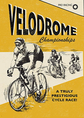 Velodrome Championships Birthday Card