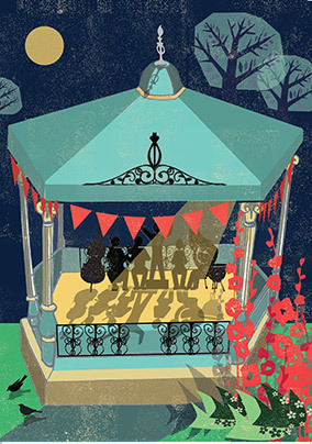 Scenic Bandstand Card