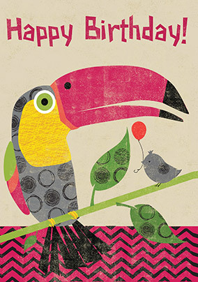 Toucan Happy Birthday Card