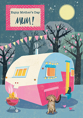 Mum Caravan Mother's Day Card