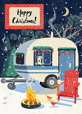 Caravan Christmas Card
