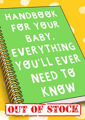 Handbook for your Baby Card