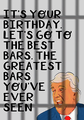 Great Bars Birthday Card