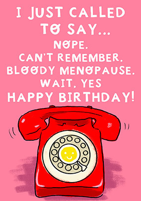 Called to Say Birthday Card