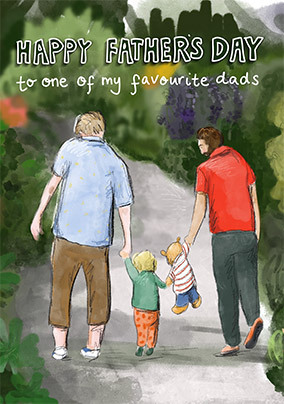 One of My Favourite Dads Father's Day Card