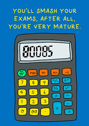 Very Mature Graduation Card