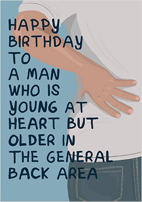 Young at Heart Birthday Card